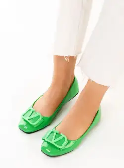 Balerini eleganti Zgirls 11 verzi