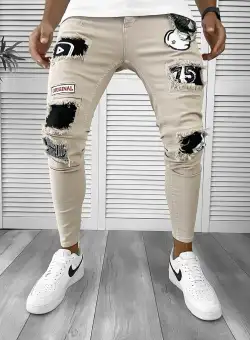 Blugi barbati conici maro 00671 