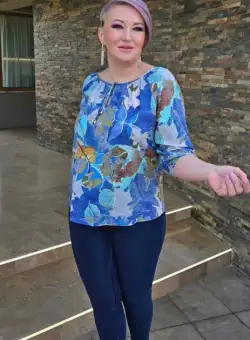 Bluza 410 frunze Anesia