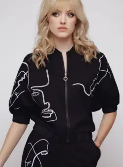 Bluza US2MZ4102 neagra Mizar