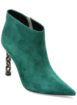 Botine EPICA verzi, 505940, din piele intoarsa