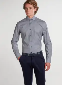 Camasa verde, slim fit, pentru barbati, maneca lunga, model 3379 48 F182 Eterna