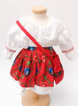 Costum Traditional Fetite 0-12 luni Model II