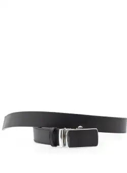 Curea eleganta din piele naturala - Negru Box
