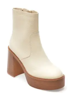 Ghete ALDO albe, MYRELLE110, din piele naturala