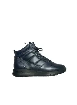 Ghete bărbați din piele naturală, Leofex - 731 Blue Box
