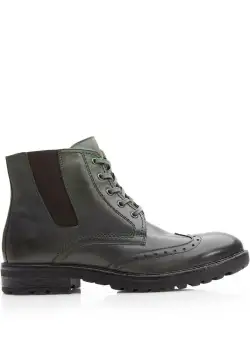 Ghete barbati din piele naturala, Leofex - 987 verde box