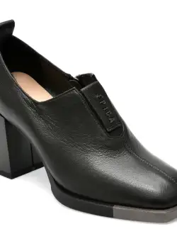 Ghete EPICA negre, AY896, din piele naturala