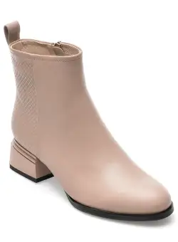 Ghete EPICA nude, 1F3605, din piele naturala