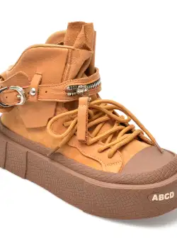 Ghete GRYXX maro, 762, din piele naturala