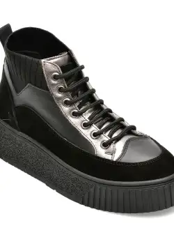 Ghete GRYXX negre, 1022310, din piele naturala