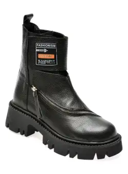 Ghete GRYXX negre, 392211, din piele naturala