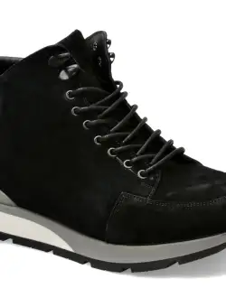 Ghete GRYXX negre, KL2505, din piele intoarsa