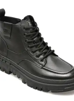 Ghete OTTER negre, 34055, din piele naturala