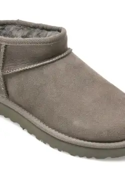 Ghete UGG gri, 1116109, din piele intoarsa