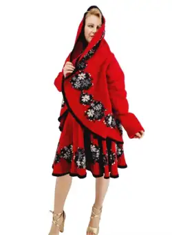 Haina din lana cu broderie Anisoara 16