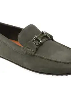 Mocasini casual ALDO verzi, 13750572, din piele intoarsa