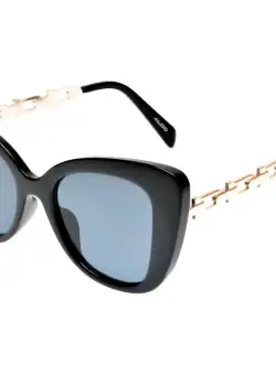 Ochelari de soare ALDO negri, 13725298, din metal