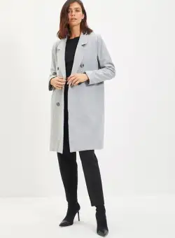 Palton dama gri Lizzie