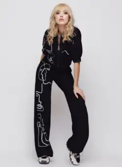 Pantalon US2MZ4103 negru Mizar