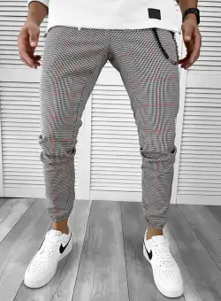 Pantaloni barbati casual in carouri 11963 SD A-2.3