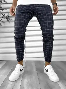 Pantaloni barbati casual in carouri 12289 SD 9-5 E