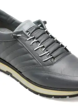 Pantofi AXXELLL gri, SY705, din piele naturala