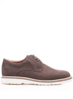 Pantofi casual bărbati din piele naturală, Leofex - 539 Maro Nabuc