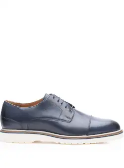 Pantofi casual bărbati din piele naturală, Leofex - 540 Blue Box