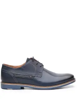 Pantofi casual barbati din piele naturala, Leofex - 845 blue box