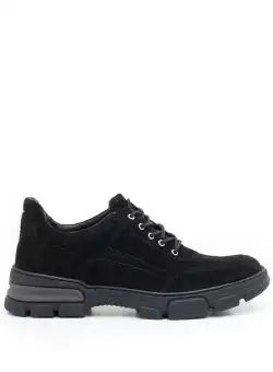 Pantofi casual dama din piele naturala, Leofex - 283 Negru velur