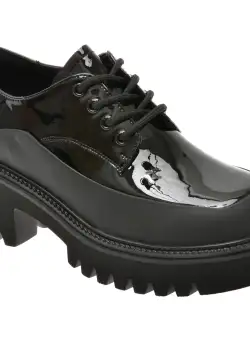 Pantofi casual EPICA negri, 22002, din piele naturala