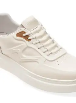 Pantofi casual GRYXX albi, 3171, din piele naturala