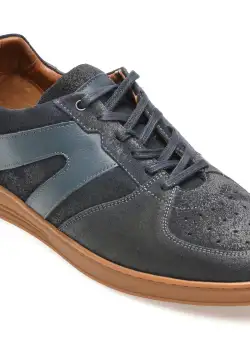 Pantofi casual GRYXX bleumarin, 33808, din piele intoarsa