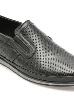 Pantofi casual GRYXX negri, M63031, din piele naturala