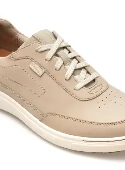 Pantofi CLARKS gri, MAPSTONE TRAIL, din nabuc