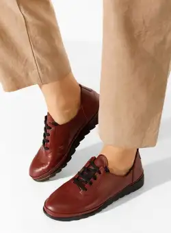Pantofi dama piele naturala Pavia rosii