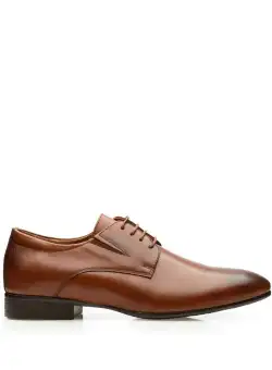 Pantofi eleganţi bărbaţi din piele naturală, Leofex - 522 x Cognac Box