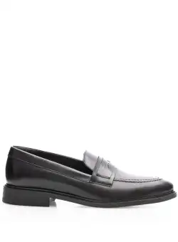 Pantofi eleganți bărbați din piele naturală, Leofex - 551 Negru Box
