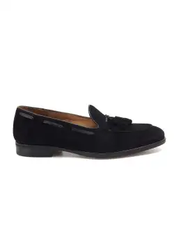 Pantofi eleganti barbati din piele naturala, Leofex - 558-2 negru velur