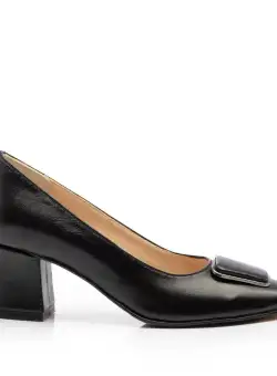 Pantofi eleganți damă din piele naturală - 2178 Negru Box