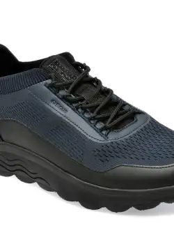 Pantofi GEOX bleumarin, U35BYA, din piele ecologica