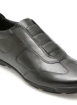 Pantofi GEOX negri, U023BB, din piele naturala