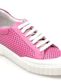 Pantofi GOLD DEER fucsia, 1187062, din piele naturala