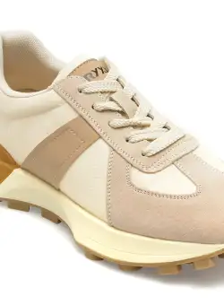 Pantofi GRYXX albi, GD302, din material textil