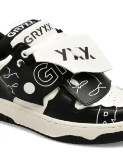 Pantofi GRYXX negri, 1626, din piele ecologica
