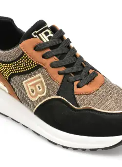 Pantofi LAURA BIAGIOTTI negri, 8200, din material textil