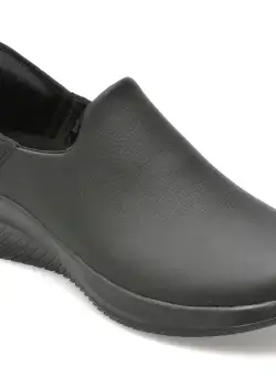 Pantofi SKECHERS negri, ULTRA FLEX 3, din piele naturala