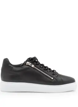Pantofi sport barbati din piele naturala, Leofex - 801-2 Negru Box