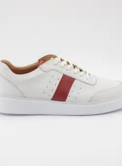 Pantofi sport barbati din piele naturala, Leofex - Mostra Florin 1 alb box